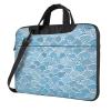 15.6 inch Slim Laptop Case with Strap Laptop Tote Bag Computer Messenger Bag Travel Essentials - Gold Mermaid Scale view 1