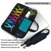 13 inch Slim Laptop Case with Strap Laptop Tote Bag Computer Messenger Bag Travel Essentials - Dance With Music view 2
