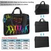 13 inch Slim Laptop Case with Strap Laptop Tote Bag Computer Messenger Bag Travel Essentials - Dance With Music view 3
