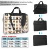 13 inch Slim Laptop Case with Strap Laptop Tote Bag Computer Messenger Bag Travel Essentials - I Love French Bulldog view 3