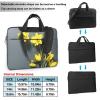 15.6 inch Slim Laptop Case with Strap Laptop Tote Bag Computer Messenger Bag Travel Essentials - Narcissus Flower view 4