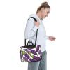 15.6 inch Slim Laptop Case with Strap Laptop Tote Bag Computer Messenger Bag Travel Essentials - Cartoon Eggplant view 2