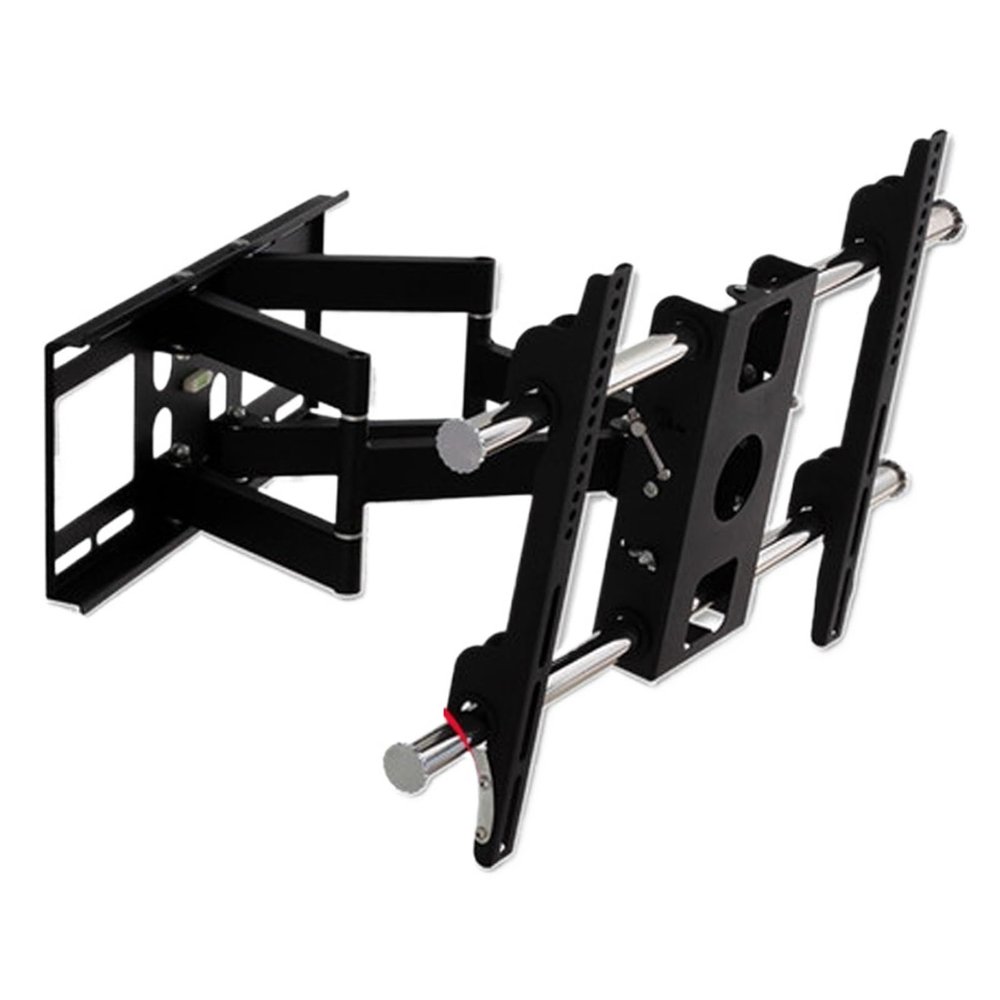 JFUDJKLI DL-D-201MT Dual Arm 42-75 Inch Full Motion Telescopic LCD TV Wall Mount Stainless Steel Swivel Screen Bracket