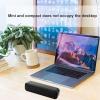 KJAOYU USB Speakeder Mini Soundbar - Dual Horns & Power, Compact Stereo for Office, Party, Home view 3