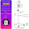 AVXANKTG 24-43 Inch TV Cart White Monitor Screen Free Lift Rolling Mounting Bracket Trolley view 2