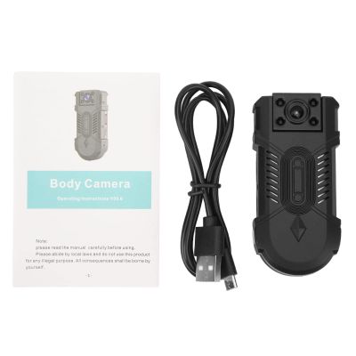 Enhanced 1080P Body Camera with Rotation and Night Vision - Long - Lasting Security for Professionals and Outdoor Enthusiasts
