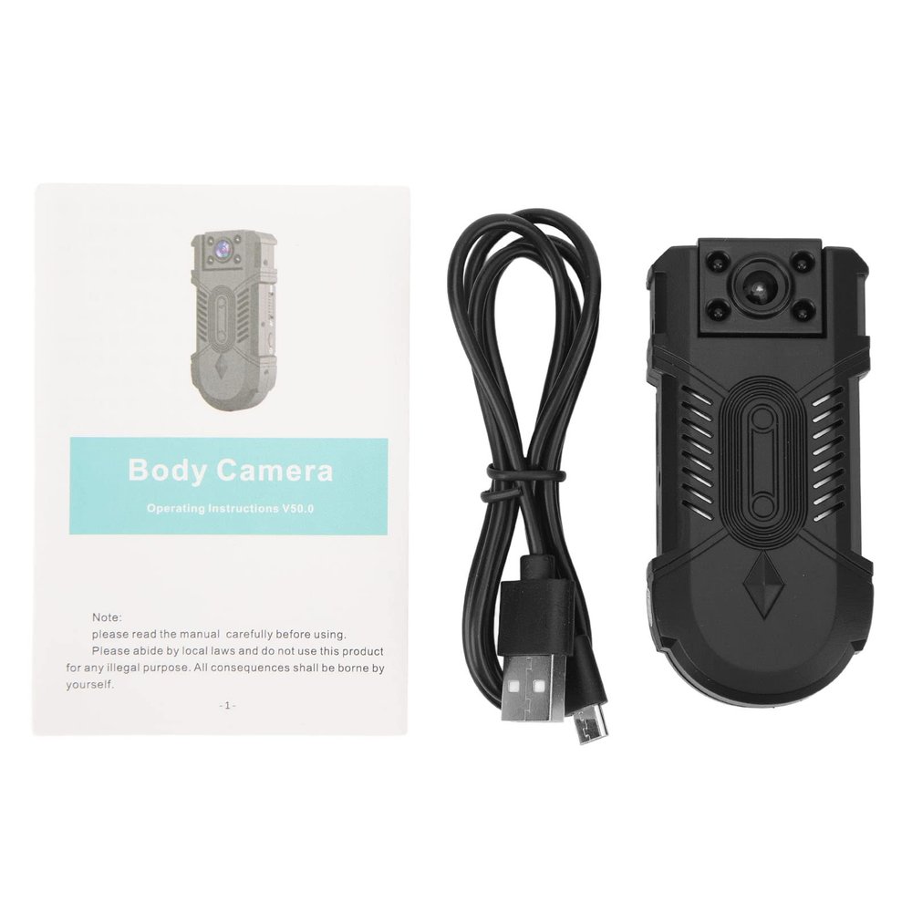 Enhanced 1080P Body Camera with Rotation and Night Vision - Long - Lasting Security for Professionals and Outdoor Enthusiasts