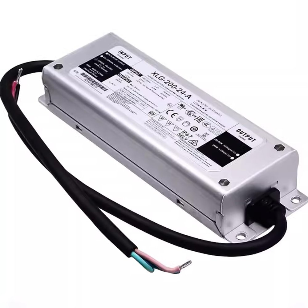 (1PC) XLG-200-24-A 200W Constant Power Mode LED Driver 24V 8.3A