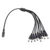 AIMHDUTY DC Power Splitter Cable, Pure Copper DC 1 Female to 8 Male 5.5mm x 2.1mm Cable, Support 12V 5A for CCTV Security Cameras, Router, LED Light Strip and More view 1
