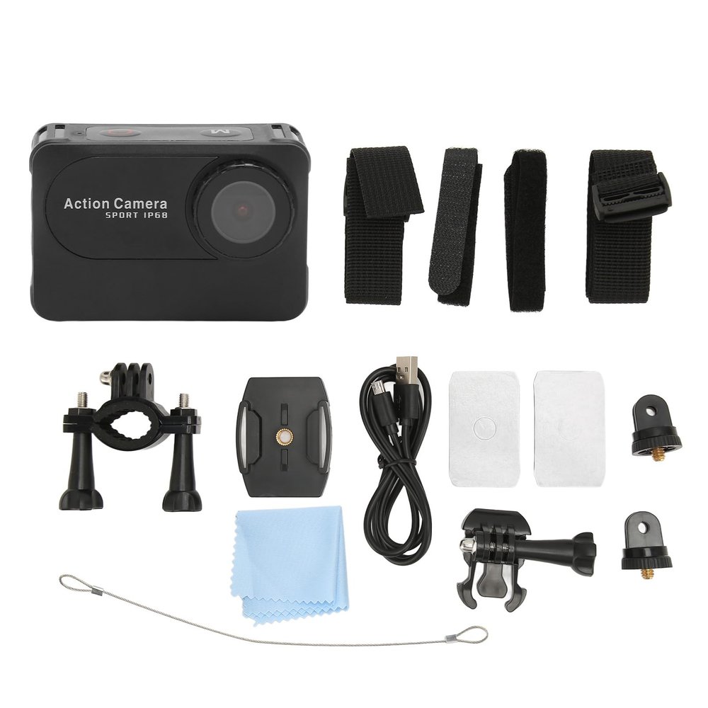 4K Action Camera with Wi - Fi & Smart Sensor Ultra HD Waterproof DV Camcorder for Extreme Sports with Wide - Angle Lens