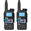 2 Pack QUANSHENG UV-5R Plus Two Way Radio Long Range 5W DTMF Scrambler NOAA Radio USB-C Charger 2200mAh Battery view 1