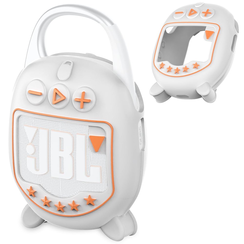 JCHPINE Silicone Cover Case for JBL Clip 5 Portable Bluetooth Speaker