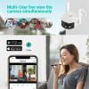 4MP 2K Security Camera Outdoor Dual Lens Wide Angle 180 Wifi IP Camera ICSEE Ai Human Detect Outdoor Ultra Color Night Vision Surveillance Camera,No sd card view 2