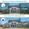 4MP 2K Security Camera Outdoor Dual Lens Wide Angle 180 Wifi IP Camera ICSEE Ai Human Detect Outdoor Ultra Color Night Vision Surveillance Camera,No sd card view 3