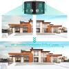 4MP 2K Security Camera Outdoor Dual Lens Wide Angle 180 Wifi IP Camera ICSEE Ai Human Detect Outdoor Ultra Color Night Vision Surveillance Camera,No sd card view 4