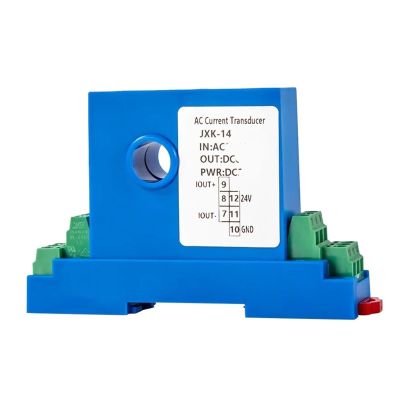 GVMUKNYE DC24V Aperture 4MM AC DC Current Sensor 0-5A 10A Input 0-10V 4-20mA Output Analog Signal Converter Sensor Current Transmitter(DC 0-10A,0-20mA Output)