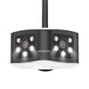 6MP Security Camera Outdoor180 Ultra Wide View Angle Panoramic WIFI Dual Lens Fixed IP Camera AI Human Detection Security Cam,Wifi add 32g tf view 1