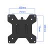 AVXANKTG Desktop Clamping Full Motion 360 Degree Single Monitor Stand 10"-27" LCD LED Monitor mounting arm 9.9kg Load Capacity per Head view 3