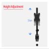 AVXANKTG Desktop Clamping Full Motion 360 Degree Single Monitor Stand 10"-27" LCD LED Monitor mounting arm 9.9kg Load Capacity per Head view 4