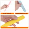 HARFINGTON 2Pcs Silicone Spatula Scraper 9.45" Reusable Non-Stick Flexible Spatulas for Epoxy Resin Liquid Paint Arts DIY Crafts, Blue/Green view 4