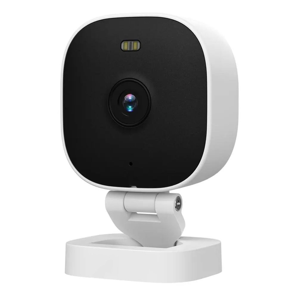 Mini Security Camera Outdoor/Indoor with Spotlight,Wifi Plug-In 2.5K/4MP HD Full-Color Night Vision Home Cam with AI Human Detection, Cloud/TF Card Storage,With 64g card
