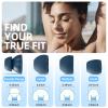 4 Pair Replacement Ear tip for Powerbeats Pro, Beats Earbuds Replacement Tips,Wireless Earphone Headphones, Silicone Earbuds Buds Set with Cleaning kit (BLUE) view 4