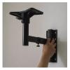 AVXANKTG 1 Piece Heavy Duty Speaker Stand Mount Surround Bracket Loading 30kg 66lbs view 3