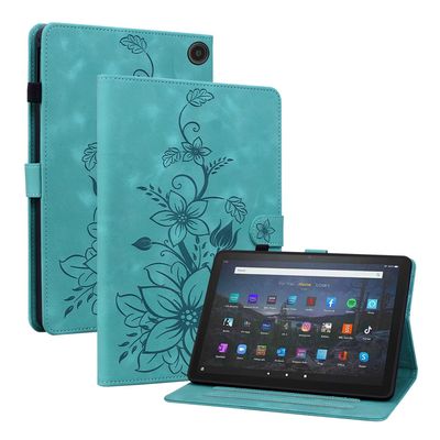 KEFBWAO Case for Amazon Fire Max 11 Tablet (13th Generation, 2023 Release), Magnetic Clasp Stand Premium PU Leather Cover with Pen Holder for Fire Max 11 Cases, Green