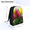 VTCTOASY Backpack Travel Laptop Backpack For Men Women Lightweight Rucksack Ulips Flower Casual Daypack view 4