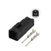 ARETV 1/5/10/20/50 Sets Of 2-pin 174057-2/174056-2 Car Speaker Plug Wiring Harness Male/Female Connectors Compatible(2p male,20 SETS_2P) view 1