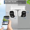 4MP Outdoor Camera Security Dual Wifi Camera PTZ Outdoor 10X Digital Zoom Color Night Vision Security Protection IP Camera Auto Tracking,With 32g card view 2