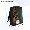 VTCTOASY Backpack Travel Laptop Backpack For Men Women Lightweight Rucksack Steampunk Watches Keys And Chains Casual Daypack view 4