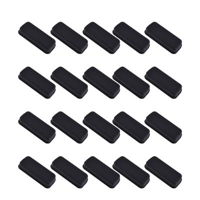 Skweawert 5 PCS DVI Port Anti-dust Plugs, Silicone Covers Caps Stoppers, Port Protector for PC Laptop Notebook Computers, 0.91 x 0.31 (LxW)