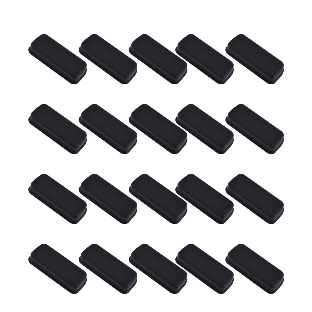 Skweawert 5 PCS DVI Port Anti-dust Plugs, Silicone Covers Caps Stoppers, Port Protector for PC Laptop Notebook Computers, 0.91 x 0.31 (LxW)