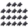 Skweawert 20 PCS Micro USB Port Anti-dust Plugs, Silicone Covers Caps Stoppers, Port Protector for PC Laptop Notebook Computers, Other Devices, 0.26 x 0.09 (LxW) view 1