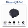 Skweawert 20 PCS RJ11 Port Anti-dust Plugs, Silicone Covers Caps Stoppers, Port Protector for End Computer Digital Socket Printer, 0.37 x 0.3 (LxW) view 4