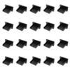Skweawert 20 PCS Mini USB Port Anti-dust Plugs, Silicone Covers Caps Stoppers, Port Protector for PC Laptop Notebook Computers, 0.28 x 0.08 (LxW) view 1