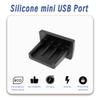 Skweawert 20 PCS Mini USB Port Anti-dust Plugs, Silicone Covers Caps Stoppers, Port Protector for PC Laptop Notebook Computers, 0.28 x 0.08 (LxW) view 4