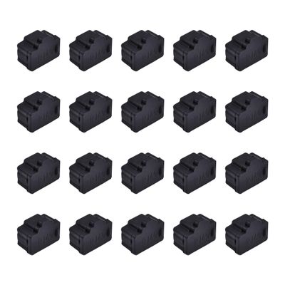 Skweawert 20 PCS RJ45 Port Anti-dust Plugs, Silicone Covers Caps Stoppers, Port Protector for TV,Computer, Other Devices, 0.47 x 0.33 (LxW)