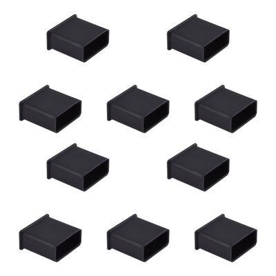 Skweawert 20 PCS USB2.0 Port Anti-dust Plugs, PE Covers Caps Stoppers, Port Protector for PC Computer Laptop Router Network Hub or Other Standard USB 2.0, 0.51 x 0.2 (LxW)