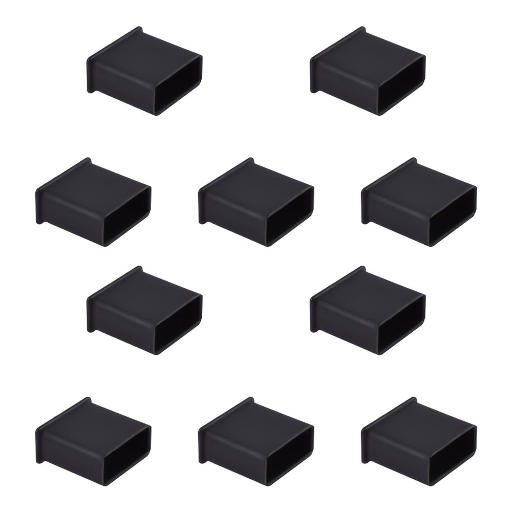 Skweawert 20 PCS USB2.0 Port Anti-dust Plugs, PE Covers Caps Stoppers, Port Protector for PC Computer Laptop Router Network Hub or Other Standard USB 2.0, 0.51 x 0.2 (LxW)