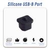 Skweawert 10 PCS USB-B Port Anti-dust Plugs, Silicone Covers Caps Stoppers, Port Protector for Printer, Fax, Scanner, 0.31 x 0.29 (LxW) view 4