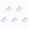 Skweawert 5 PCS Micro USB Port Anti-dust Plugs, Silicone Covers Caps Stoppers, Port Protector for PC Laptop Notebook Computers, Other Devices, 0.26 x 0.09 (LxW) view 1