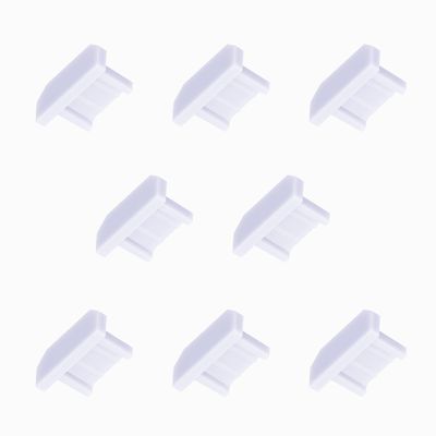 Skweawert 10 PCS Micro USB Port Anti-dust Plugs, Silicone Covers Caps Stoppers, Port Protector for PC Laptop Notebook Computers, Other Devices, 0.26 x 0.09 (LxW)