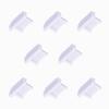 Skweawert 10 PCS Micro USB Port Anti-dust Plugs, Silicone Covers Caps Stoppers, Port Protector for PC Laptop Notebook Computers, Other Devices, 0.26 x 0.09 (LxW) view 1