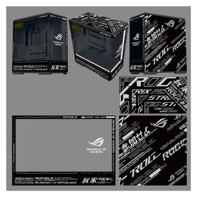 HDYDSSD Computer Cases, Mid-Tower PC Gaming Case ATX/M-ATX/ITX - Front I/O USB 3.0 /Type-C Port - 270 Panoramic View Tempered Glass Panel - 10 Fan Installation Position