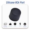 Skweawert 10 PCS RCA Port Anti-dust Plugs, Silicone Covers Caps Stoppers, Port Protector for Desktops Amplifiers DVD TV etc, ID; 0.31" view 4