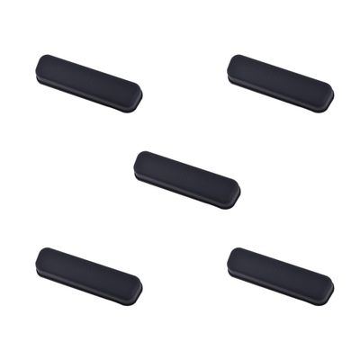 Skweawert 5 PCS LPT Port Anti-dust Plugs, Silicone Covers Caps Stoppers, Port Protector for PC Laptop Notebook Computers,Black