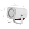 110dB DC 12V Electronic Wired Alarm Siren Horn, Anti-Seismic Single Car Break in Deterrent, Vehicle Security Sound Alarm System Car Alarms for Theft with Sound view 3