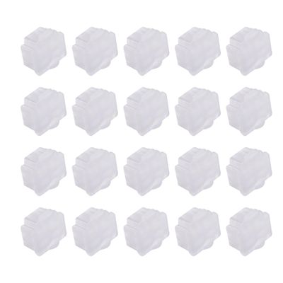 Skweawert 20 PCS RJ11 Port Anti-dust Plugs, Silicone Covers Caps Stoppers, Port Protector for End Computer Digital Socket Printer, 0.37 x 0.3 (LxW)